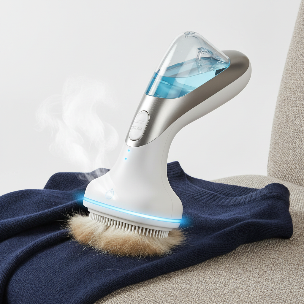 Escova Removedora de Pelos com Vapor